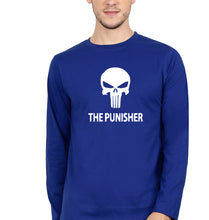 Load image into Gallery viewer, Punisher Full Sleeves T-Shirt for Men-Royal Blue-Ektarfa.online
