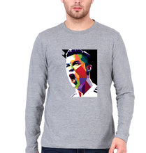 Load image into Gallery viewer, Cristiano Ronaldo CR7 Full Sleeves T-Shirt for Men-Grey Melange-Ektarfa.online
