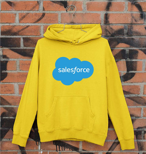 Salesforce Unisex Hoodie for Men/Women-S(40 Inches)-Mustard Yellow-Ektarfa.online