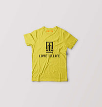 Load image into Gallery viewer, Love To Life Kids T-Shirt for Boy/Girl-0-1 Year(20 Inches)-Mustard Yellow-Ektarfa.online
