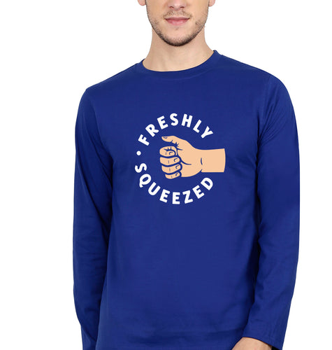 Orange Cassidy - Freshly Squeezed Full Sleeves T-Shirt for Men-Royal Blue-Ektarfa.online