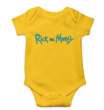 Load image into Gallery viewer, Rick and Morty Kids Romper For Baby Boy/Girl-0-5 Months(18 Inches)-Yellow-Ektarfa.online
