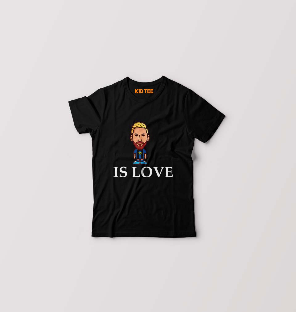 Messi Kids T-Shirt for Boy/Girl-Black-Ektarfa.online