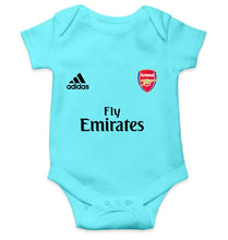 Load image into Gallery viewer, Arsenal Kids Romper For Baby Boy/Girl-0-5 Months(18 Inches)-Sky Blue-Ektarfa.online
