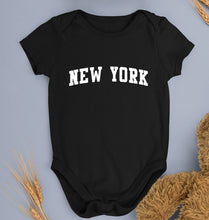 Load image into Gallery viewer, New York Kids Romper For Baby Boy/Girl-Black-Ektarfa.online

