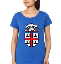 Load image into Gallery viewer, Brown University T-Shirt for Women-Royal Blue-Ektarfa.online
