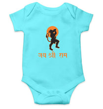 Load image into Gallery viewer, RAMJI Jai Shree Ram Kids Romper Kids Romper For Baby Boy/Girl-0-5 Months(18 Inches)-Sky Blue-Ektarfa.online
