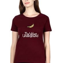 Load image into Gallery viewer, The Velvet Underground T-Shirt for Women-Maroon-Ektarfa.online
