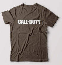 Load image into Gallery viewer, Call of Duty T-Shirt for Men-S(38 Inches)-Olive Green-Ektarfa.online
