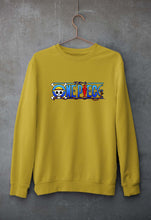 Load image into Gallery viewer, One Piece Unisex Sweatshirt for Men/Women-S(40 Inches)-Mustard Yellow-Ektarfa.online
