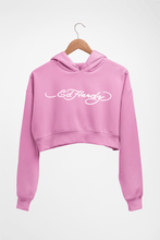 Load image into Gallery viewer, Ed Hardy Crop HOODIE FOR WOMEN-Light Baby Pink-Ektarfa.online
