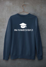 Load image into Gallery viewer, IIM A Ahmedabad Unisex Sweatshirt for Men/Women-S(40 Inches)-Navy Blue-Ektarfa.online
