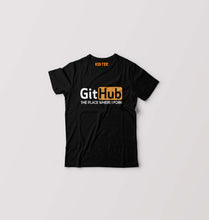Load image into Gallery viewer, GitHub Kids T-Shirt for Boy/Girl-Navy Blue-Ektarfa.online
