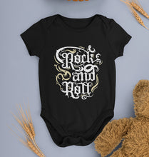 Load image into Gallery viewer, Rock N Roll Kids Romper For Baby Boy/Girl-0-5 Months(18 Inches)-Black-Ektarfa.online
