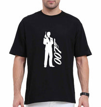 Load image into Gallery viewer, James Bond (007) Oversized T-Shirt for Men-Black-Ektarfa.online
