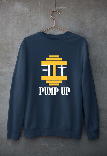 Fit Gym Unisex Sweatshirt for Men/Women-Navy Blue-Ektarfa.online