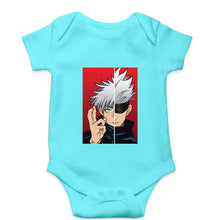 Load image into Gallery viewer, Sukuna Anime Kids Romper For Baby Boy/Girl-0-5 Months(18 Inches)-Sky Blue-Ektarfa.online
