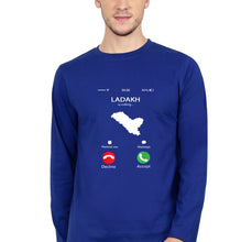 Load image into Gallery viewer, Ladakh Calling T Full Sleeves T-Shirt for Men-Royal Blue-Ektarfa.online
