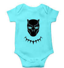 Load image into Gallery viewer, Black Panther Superhero Kids Romper For Baby Boy/Girl-0-5 Months(18 Inches)-Sky Blue-Ektarfa.online

