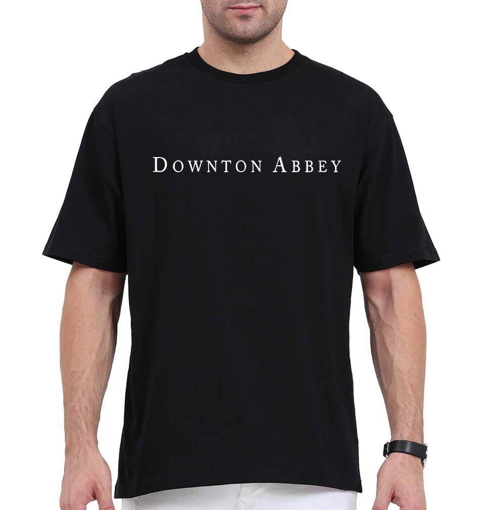 Downton Abbey Oversized T-Shirt for Men-Black-Ektarfa.online