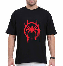 Load image into Gallery viewer, Spiderman Superhero Oversized T-Shirt for Men-Black-Ektarfa.online
