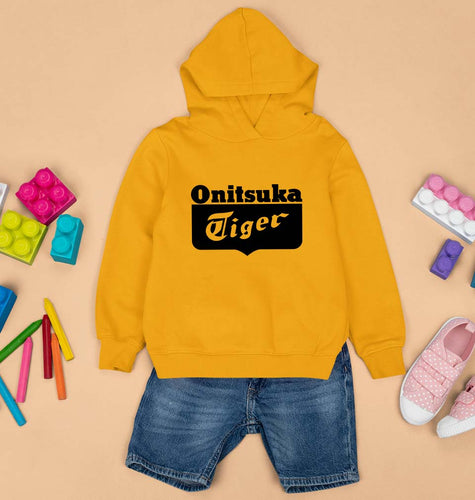 Onitsuka Tiger Kids Hoodie for Boy/Girl-Mustard Yellow-Ektarfa.online