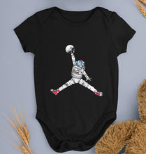 Load image into Gallery viewer, Jorden Space Dunk Kids Romper For Baby Boy/Girl-Black-Ektarfa.online
