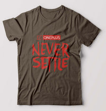 Load image into Gallery viewer, OnePlus T-Shirt for Men-Olive Green-Ektarfa.online
