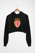 Load image into Gallery viewer, Monaco Crop HOODIE FOR WOMEN-Black-Ektarfa.online
