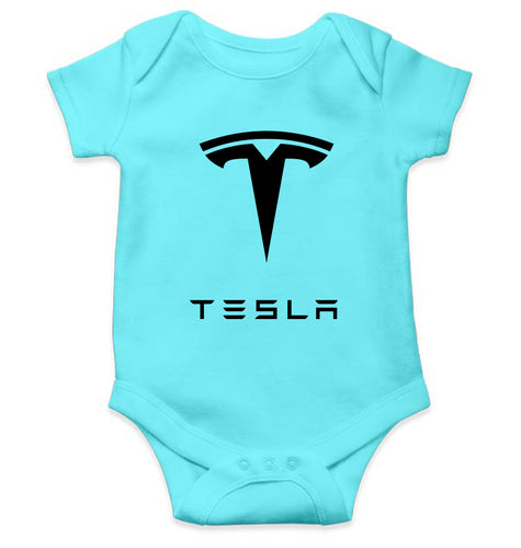 Tesla Kids Romper For Baby Boy/Girl-0-5 Months(18 Inches)-Sky Blue-Ektarfa.online