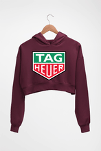 Load image into Gallery viewer, TAG Heuer Crop HOODIE FOR WOMEN-Maroon-Ektarfa.online
