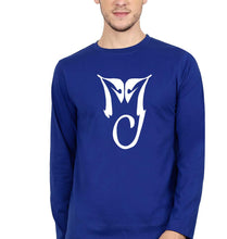 Load image into Gallery viewer, Michael Jackson (MJ) Full Sleeves T-Shirt for Men-S(38 Inches)-Royal Blue-Ektarfa.online
