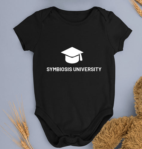 Symbiosis Kids Romper For Baby Boy/Girl-0-5 Months(18 Inches)-Black-Ektarfa.online