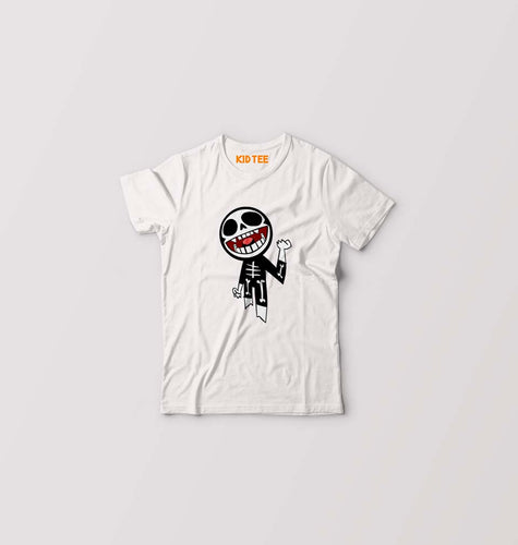 Gorillaz Kids T-Shirt for Boy/Girl-White-Ektarfa.online