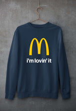 Load image into Gallery viewer, McDonald’s Unisex Sweatshirt for Men/Women-S(40 Inches)-Navy Blue-Ektarfa.online
