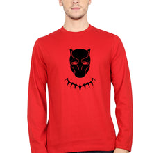 Load image into Gallery viewer, Black Panther Superhero Full Sleeves T-Shirt for Men-Red-Ektarfa.online
