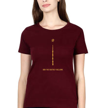 Load image into Gallery viewer, Harry Potter T-Shirt for Women-XS(32 Inches)-Maroon-Ektarfa.online

