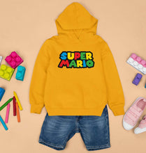 Load image into Gallery viewer, Super Mario Kids Hoodie for Boy/Girl-1-2 Years(24 Inches)-Mustard Yellow-Ektarfa.online
