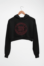 Load image into Gallery viewer, MIT Crop HOODIE FOR WOMEN-Black-Ektarfa.online
