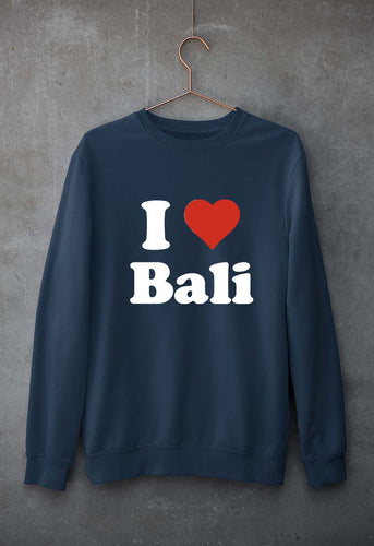 I Love Bali Unisex Sweatshirt for Men/Women-Navy Blue-Ektarfa.online