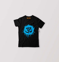 Load image into Gallery viewer, Hindi Om Kids T-Shirt for Boy/Girl-Black-Ektarfa.online
