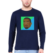Load image into Gallery viewer, Kanye West Full Sleeves T-Shirt for Men-Navy Blue-Ektarfa.online
