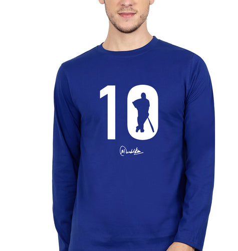 Sachin Tendulkar Full Sleeves T-Shirt for Men-Royal blue-Ektarfa.online