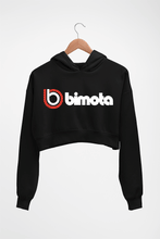 Load image into Gallery viewer, Bimota Crop HOODIE FOR WOMEN-Black-Ektarfa.online
