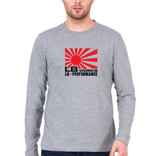 Load image into Gallery viewer, LB Works Performance Full Sleeves T-Shirt for Men-Grey Melange-Ektarfa.online
