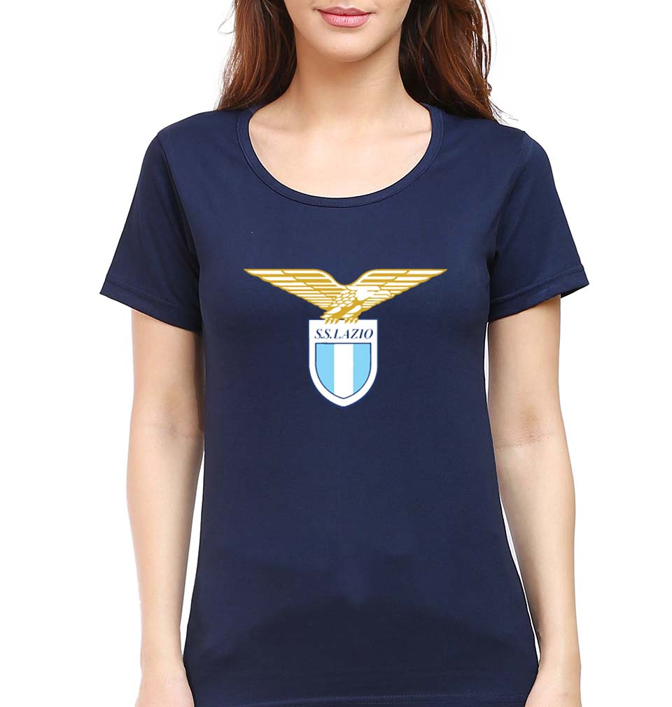 Lazio T-Shirt for Women-Navy Blue-Ektarfa.online