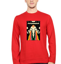 Load image into Gallery viewer, Psychedelic Full Sleeves T-Shirt for Men-Red-Ektarfa.online
