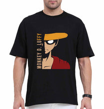 Load image into Gallery viewer, Monkey D. Luffy Oversized T-Shirt for Men-Black-Ektarfa.online
