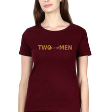 Load image into Gallery viewer, Two and a Half Men T-Shirt for Women-Maroon-Ektarfa.online
