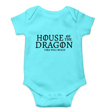 Load image into Gallery viewer, House of the Dragon (GOT) Kids Romper For Baby Boy/Girl-0-5 Months(18 Inches)-Sky Blue-Ektarfa.online
